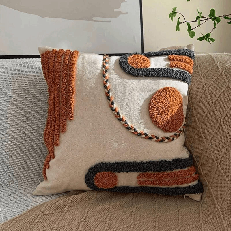 Coussin Bohème Tressé - Pilou&Plush