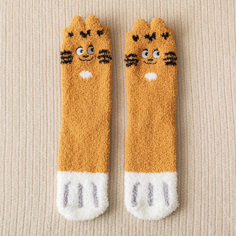 Chaussettes Pilou Pilou Chat Caramel - Pilou&Plush