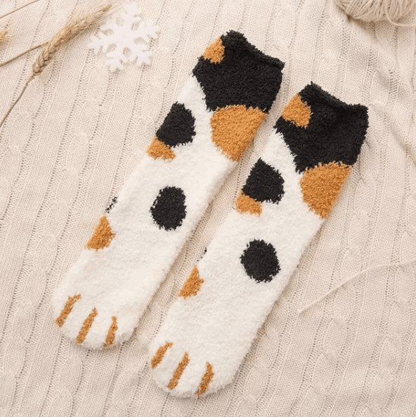 Chaussettes Pilou Pilou Chat Tacheté Noir - Pilou&Plush