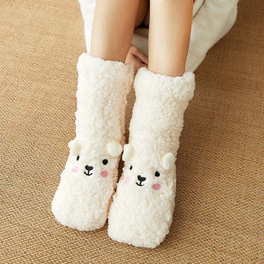 Chaussettes Pilou Pilou Laine de Mouton Blanc