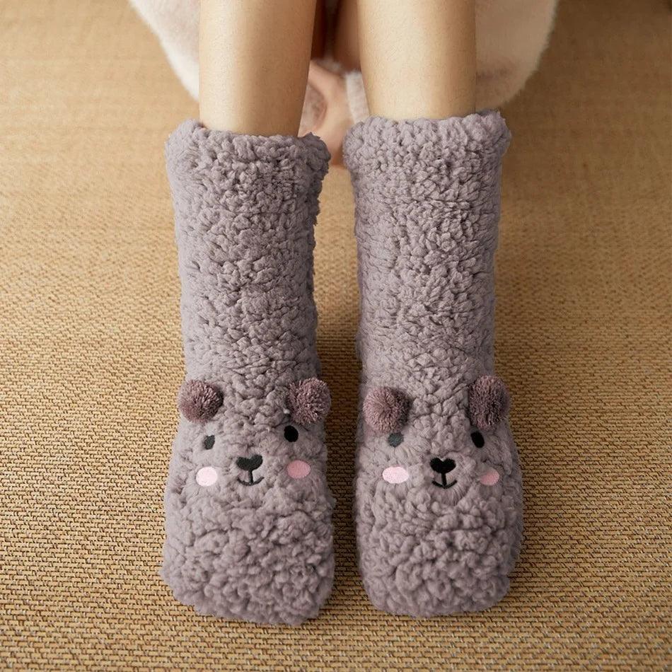 Chaussettes Pilou Pilou Laine de Mouton Gris - Pilou&Plush