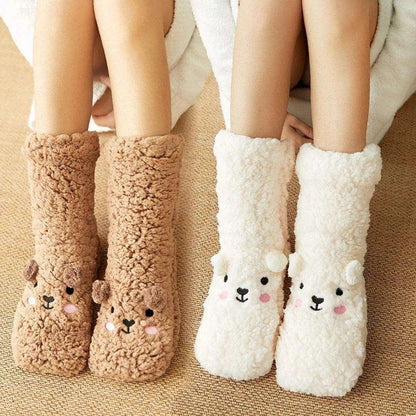 Chaussettes Pilou Pilou Laine de Mouton Marron - Pilou&Plush