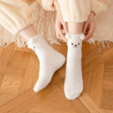 Chaussettes Pilou Pilou Ours Blanc