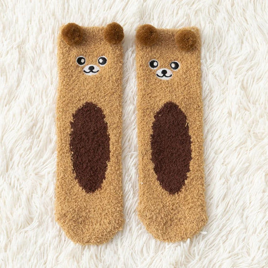 Chaussettes Pilou Pilou Ours Brun