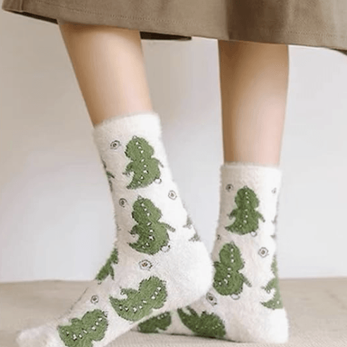 Chaussettes Pilou Pilou Pas De Dinosaure - Pilou&Plush