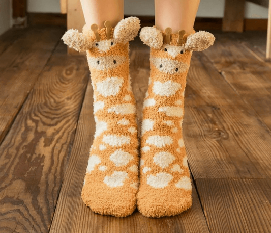 Chaussettes Pilou Pilou Safari de Girafes