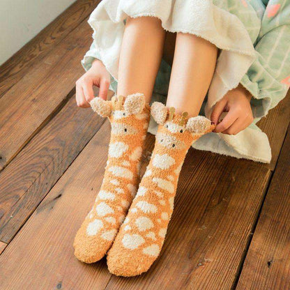 Chaussettes Pilou Pilou Safari de Girafes - Pilou&Plush