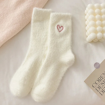 Chaussettes Pilou Pilou Coeur Jaune