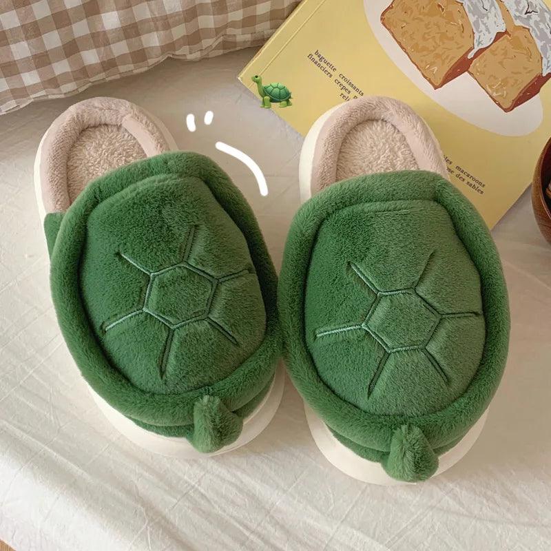 Chaussons Pilou Pilou Tortues Vert