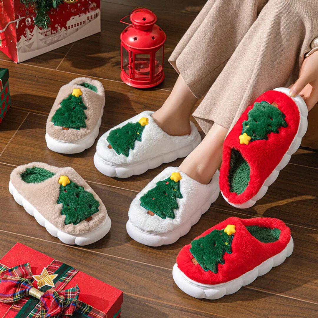 Chaussons Pilou Pilou Sapin de Noël