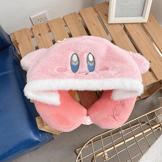 Coussin de Voyage à Capuche Kirby - Pilou&Plush