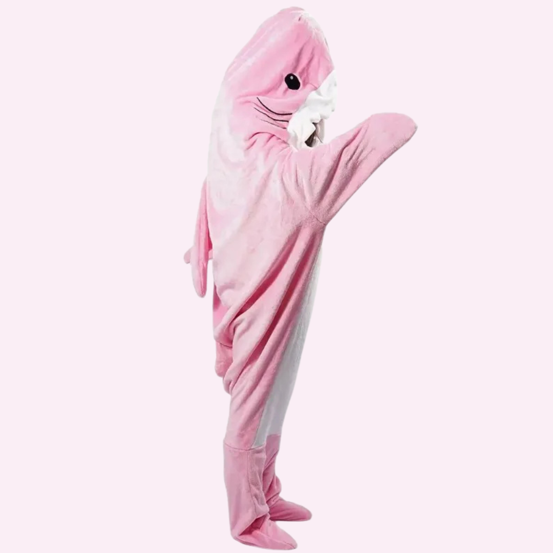 Combinaison Pilou Pilou Requin Rose