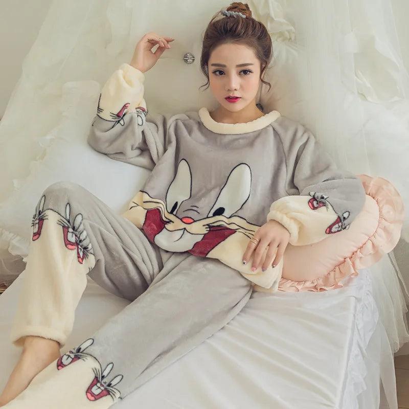 Pyjama Pilou Pilou Bugs Bunny Gris as photo 4