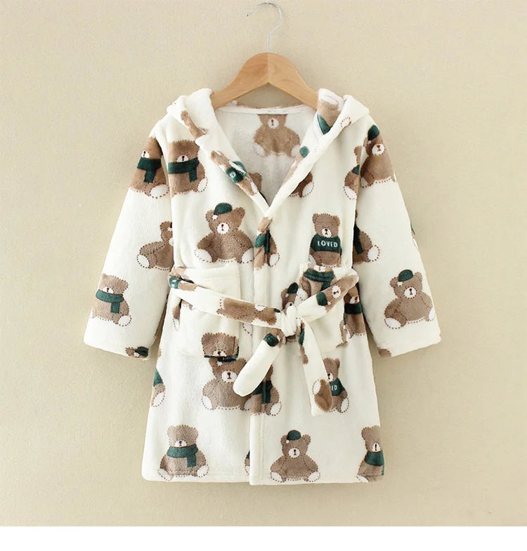 Peignoir Pilou Pilou Enfant Ours