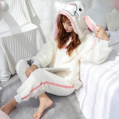 Pyjama Pilou Pilou Simple Lapin Blanc - Pilou&Plush