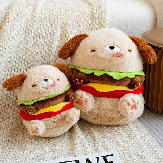 Peluche Chien Burger - Pilou&Plush