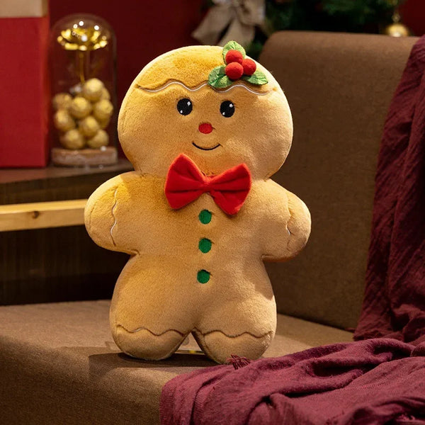 Peluche de Noël (H50 cm) Bonhomme Pain d'épice - Déco de Noël pour la maison Peluche de Noël (H50 cm) Bonhomme Pain d'épice - Déco de Noël pour la maison