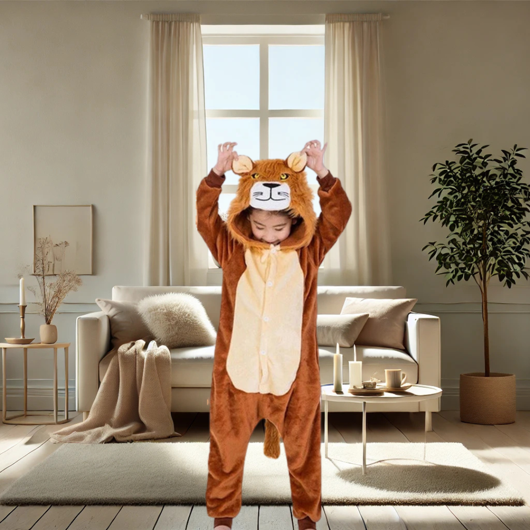 Combinaison Pilou Pilou Enfant Lion 135-145CM