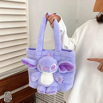 Sac Cabas Pilou Pilou Stitch Violet