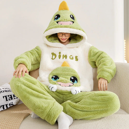 Pyjama Pilou Pilou Dinos Vert Homme 3XL