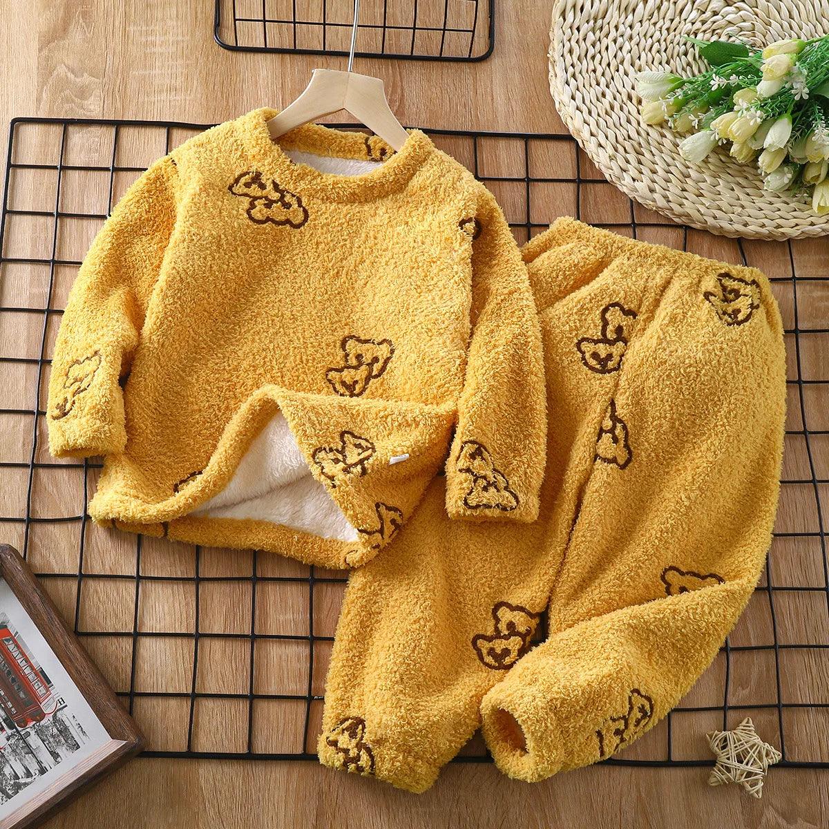 Pyjama Pilou Pilou Enfant Câlin Jaune