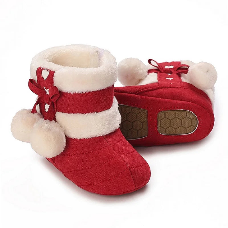 Chaussons Pilou Pilou de Noël Pour Bébé