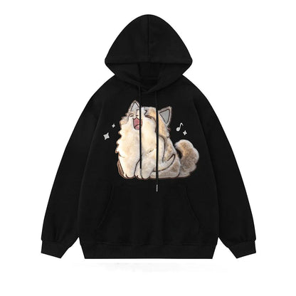 Sweatshirt Pilou Pilou Chat Chanteur - Pilou&Plush