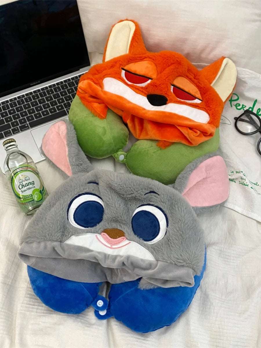 Coussin de Voyage à Capuche Zootopia - Pilou&Plush