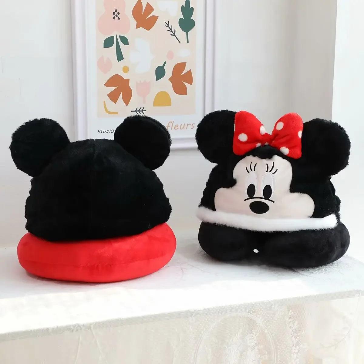 Coussin de Voyage à Capuche Mickey et Minnie - Pilou&Plush