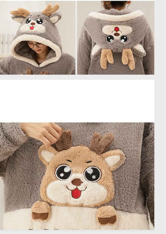 Pyjama Pilou Pilou Cerf Lucky