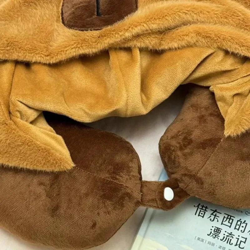 Coussin de Voyage à Capuche - Confort du Sommeil Coussin de Voyage à Capuche - Confort du Sommeil