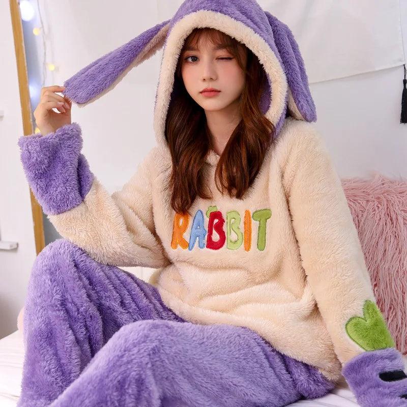 Pyjama Pilou Pilou Lapin Violet - Pilou&Plush