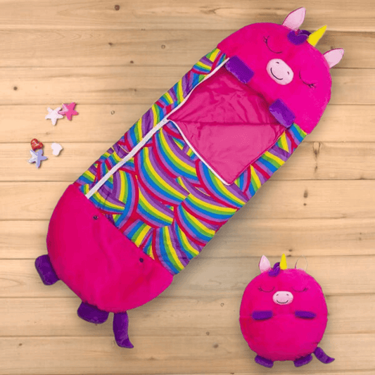 Sac de Couchage Peluche Licorne Rose - Pilou&Plush