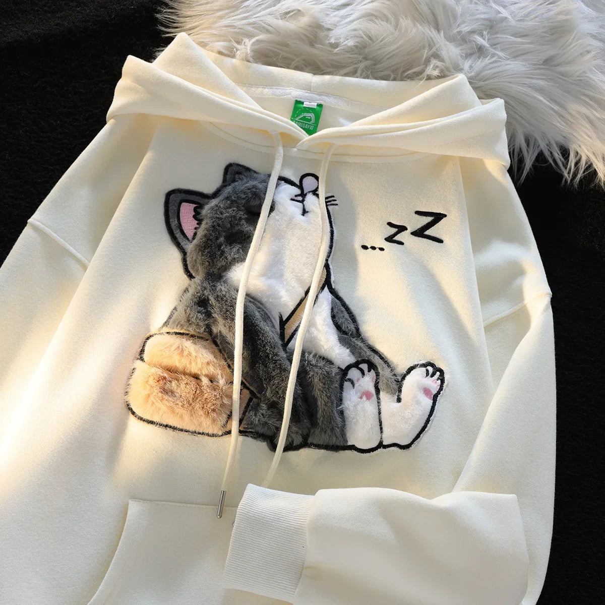 Sweatshirt Pilou Pilou Chat Dormeur - Pilou&Plush