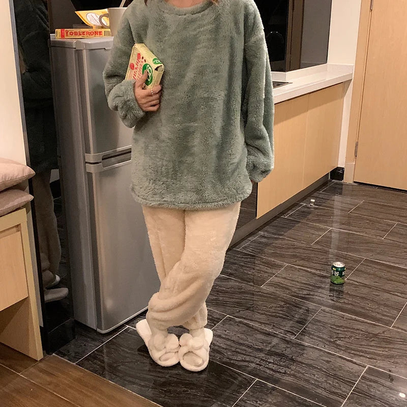 Pyjama Pilou Pilou Cocooning Gris et Blanc