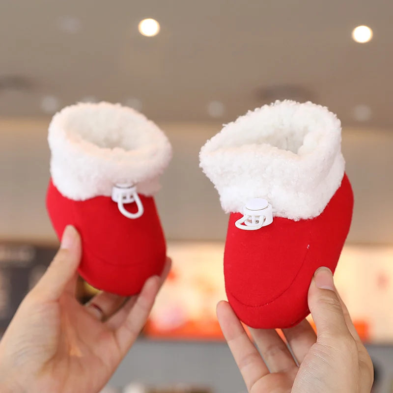 Chaussons Pilou Pilou de Noël Pour Bébé Basique Mignon