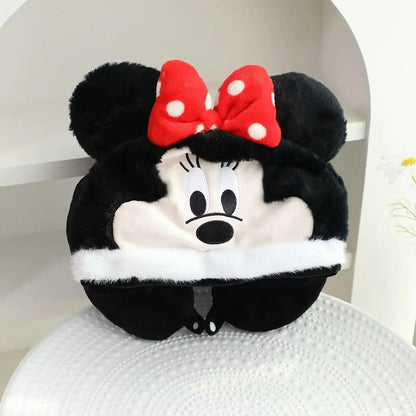 Coussin de Voyage à Capuche Mickey et Minnie - Pilou&Plush