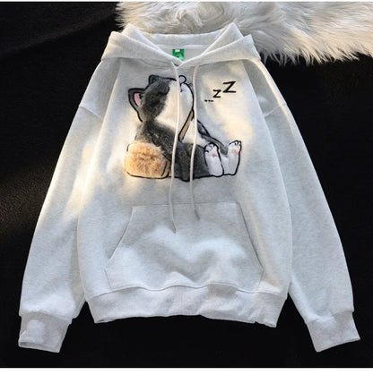 Sweatshirt Pilou Pilou Chat Dormeur - Pilou&Plush