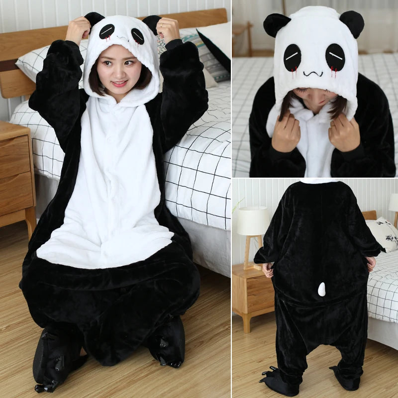 Combinaison Pilou Pilou Femme Panda Ronflant