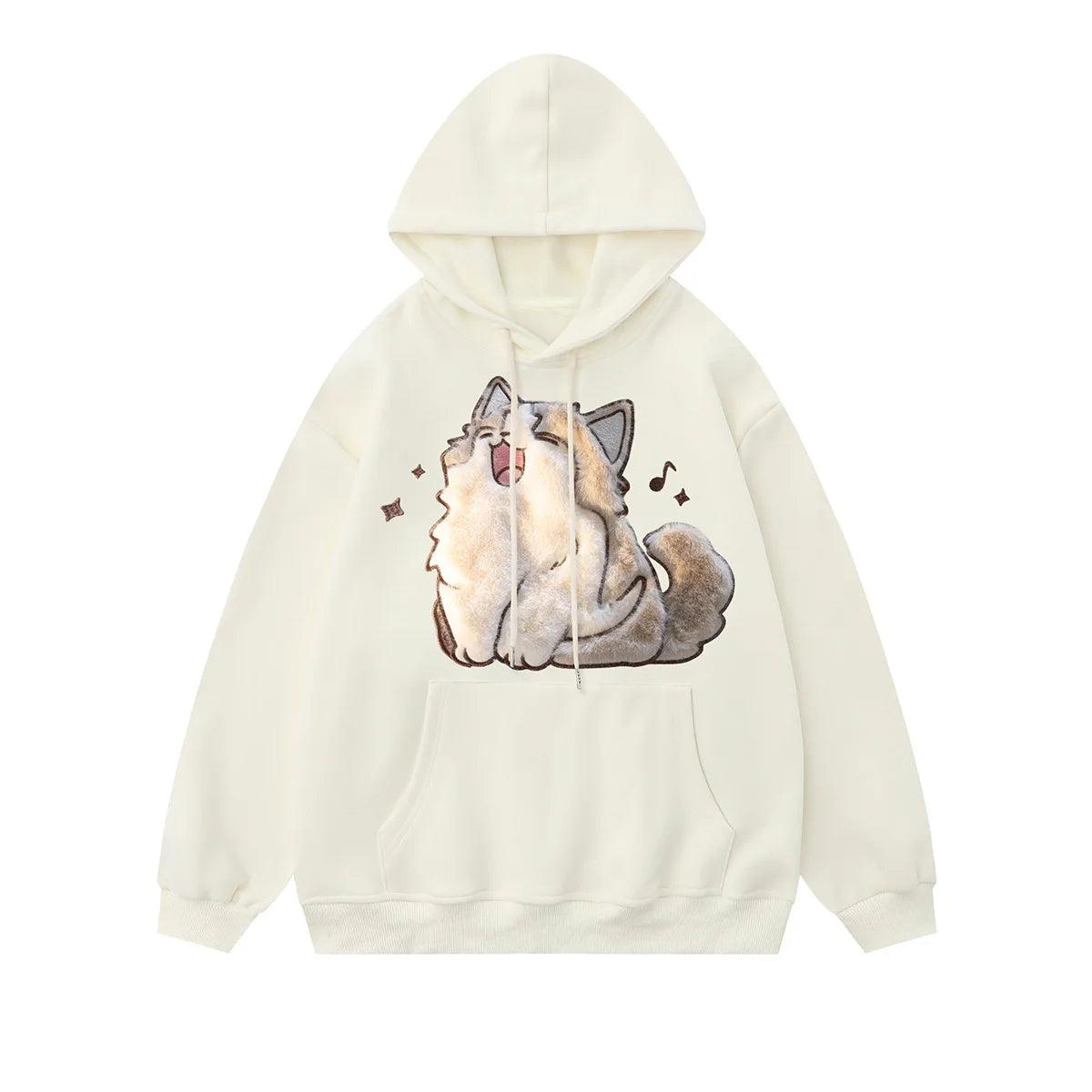 Sweatshirt Pilou Pilou Chat Chanteur - Pilou&Plush