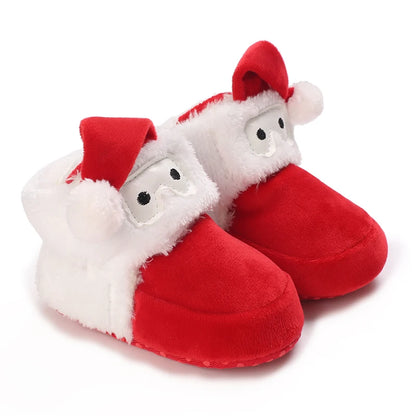 Chaussons Pilou Pilou de Noël Pour Bébé Lunettes de ski