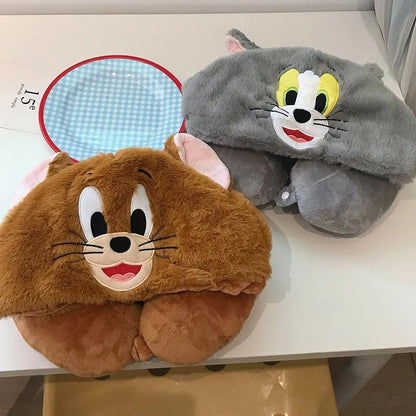 Coussin de Voyage à Capuche Tom et Jerry - Pilou&Plush