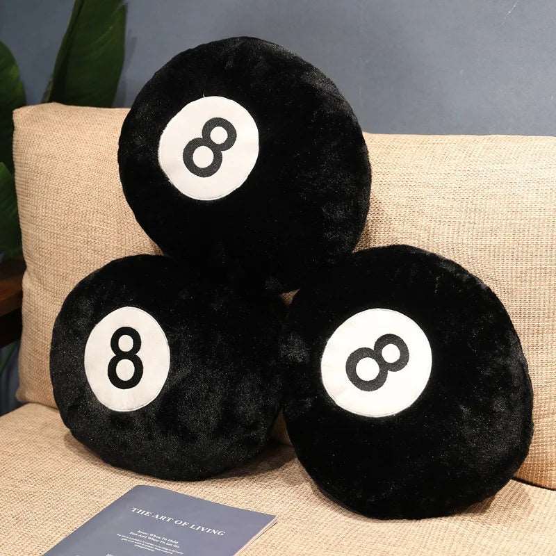 Coussin Boule de Billard 8 - Pilou&Plush