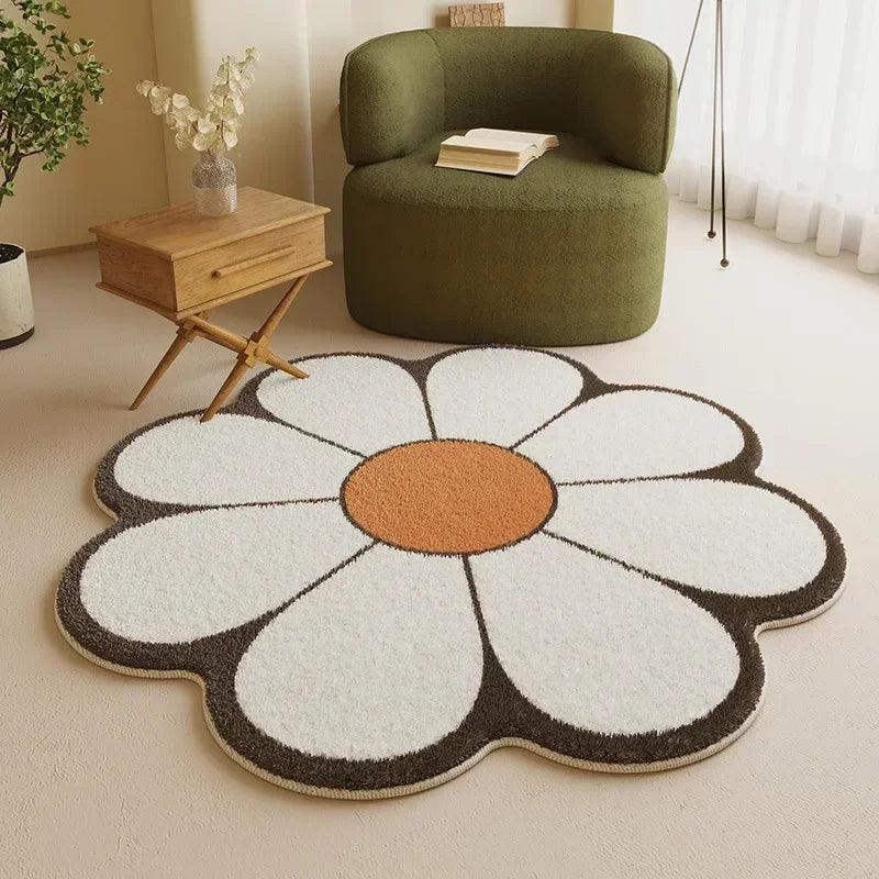 Tapis Fleur En Couleur Variées - Pilou&Plush