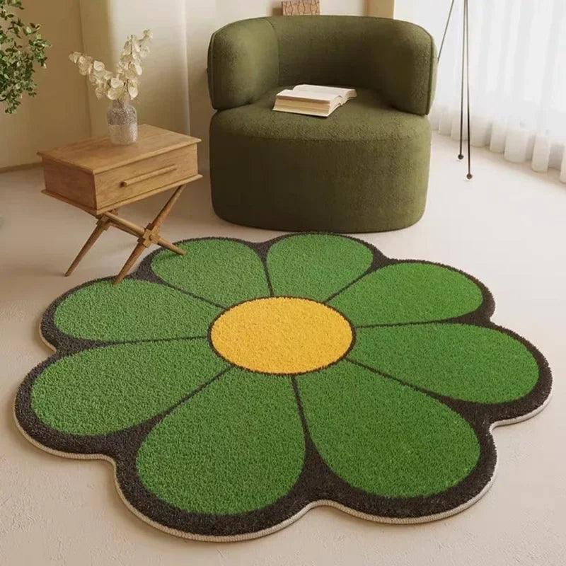 Tapis Fleur En Couleur Variées - Pilou&Plush