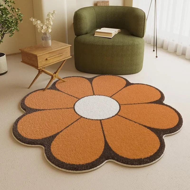 Tapis Fleur En Couleur Variées - Pilou&Plush