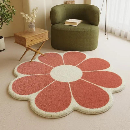 Tapis Fleur En Couleur Variées - Pilou&Plush