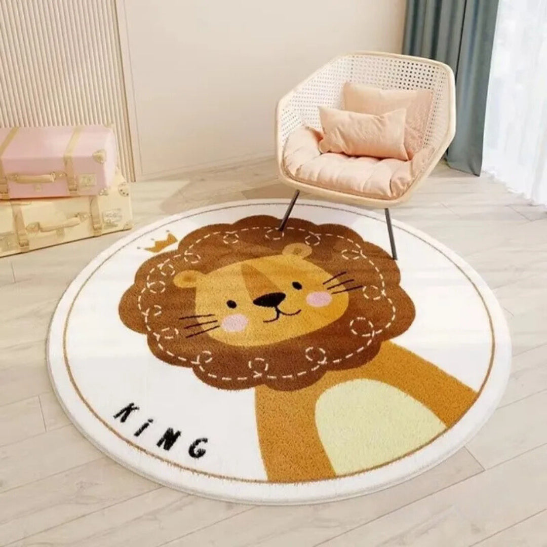 Tapis Pilou Pilou Rond Lion King 180CMX180CM