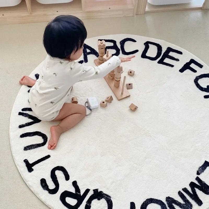 Tapis Rond Alphabet - Pilou&Plush