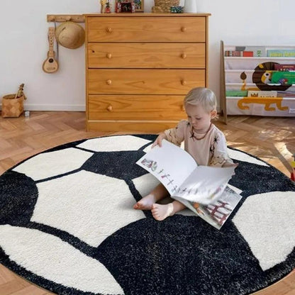 Tapis Rond Football - Pilou&Plush